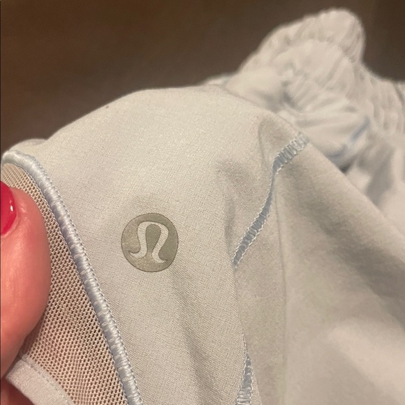 Baby Blue Lululemon Hotty Hot Shorts - Picture 3 of 3